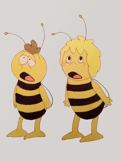 ציור קומיקס של הדבורה מאיה וווילי, מנגה ואנימה