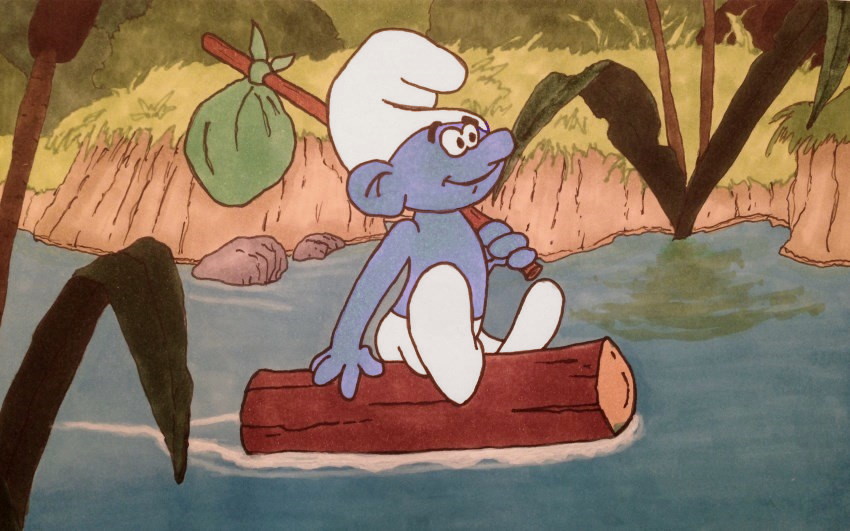 ציור קומיקס צרפתי בלגי של דרדס