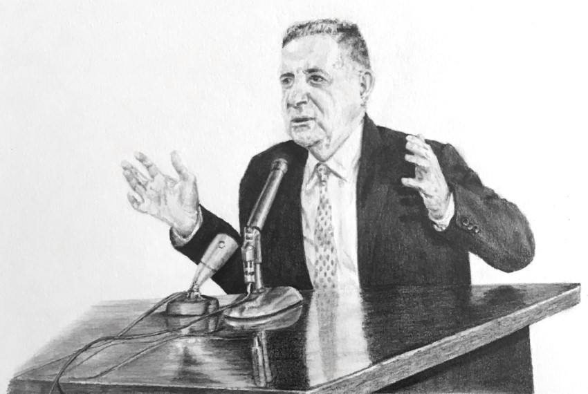 רישום ריאליסטי בעיפרון של גוזף ולאצי