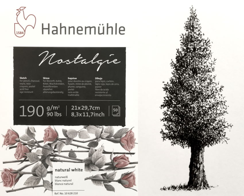 נייר לרישום בעיפרון Hahnemühle Nostalgied